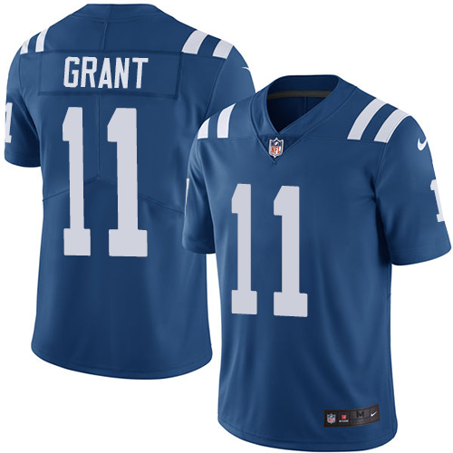 Indianapolis Colts #11 Limited Ryan Grant Royal Blue Nike NFL Home Men JerseyVapor Untouchable jerseys